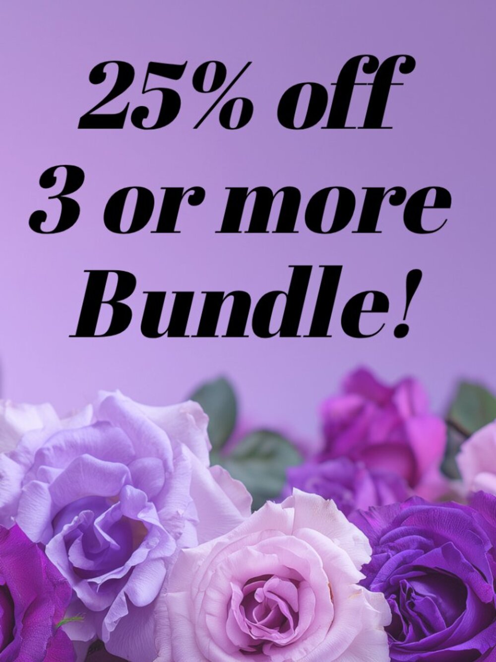 SHOP MY CLOSET AND BUNDLE 3 OR MORE ITEMS FOR 25% OFF!